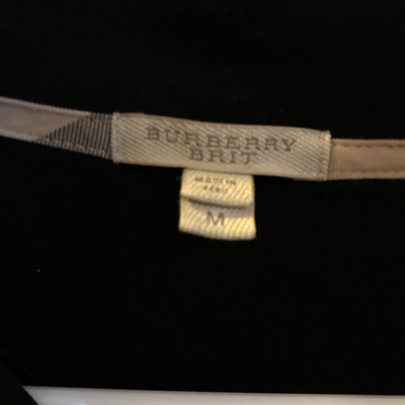 Black Burberry Brit sweater